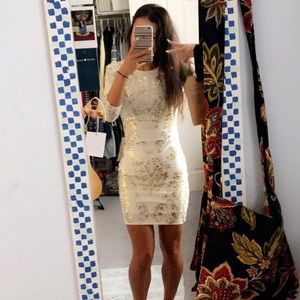 Fitted mini dress